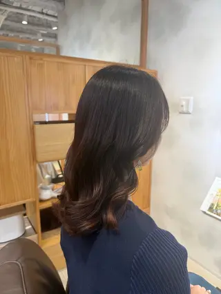 セミロング カラー 山田 省吾のヘアスタイル