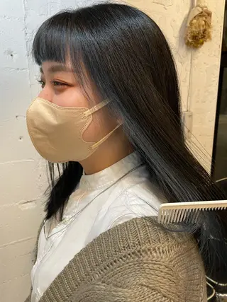 セミロング カラー 🌿レイヤーボブ/パ ーマ🌿　木梨健太のヘアスタイル