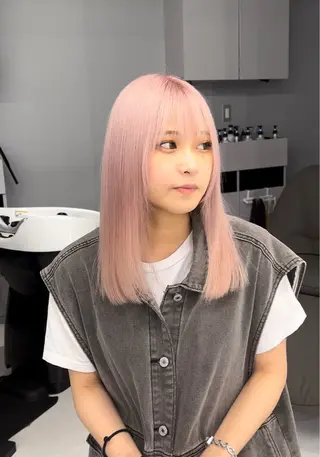 カラー ハイトーン職人 ♡中島凱人のヘアスタイル