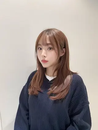 セミロング カラー ✂︎髪質改善・ Yuitoのヘアスタイル