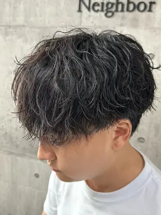 パーマ シャドウパーマ/立川 メンズ/コタロウのヘアスタイル