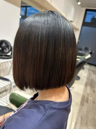 ミディアム 飯泉 春乃のヘアスタイル