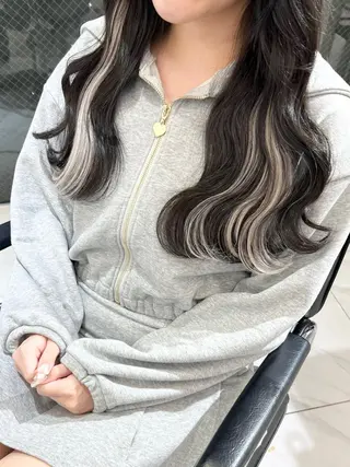 ロング ヘアアレンジ 盛れる顔周り🤍渋谷 Risa🎀のヘアスタイル