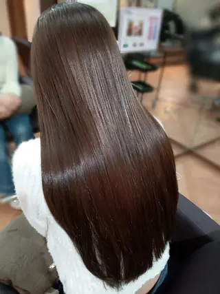 ロング カラー 久村 奈菜のヘアスタイル