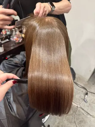 セミロング 柴田 妃菜🧸のヘアスタイル