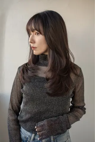 ミディアム カラー ショート/レイヤー なら石井知希のヘアスタイル