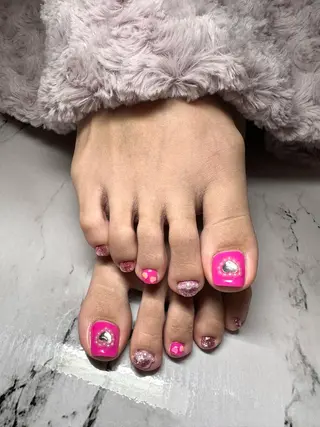 ネイル CREVIO小美玉店 店長RIRIのネイルデザイン