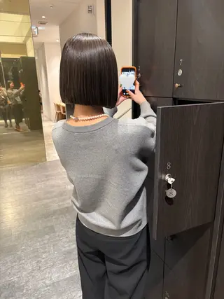 ショート カラー mao | 柔らか艶カラー🫧のヘアスタイル