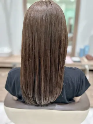 ロング Julia🖤 縮毛矯正🌬️🩵のヘアスタイル