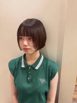 ショート 【美ボブ.艶カラー. 梅田茶屋町】midoのヘアスタイル