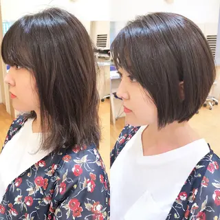 ショート カラー タジマ ヤスヒサのヘアスタイル