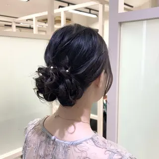 ヘアアレンジ ヘアアレンジ🪽🎀 艶カラー/天王寺のヘアスタイル