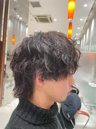 パーマ メンズ 金井 郁弥のヘアスタイル
