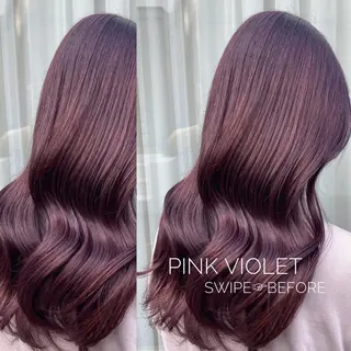 ロング カラー パーマ ヘアアレンジ Zina渋谷エリア マネージャShionのヘアスタイル