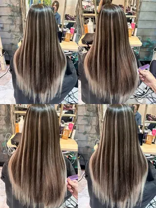 ロング カラー イズ ミのヘアスタイル