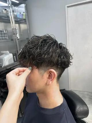 パーマ メンズ 天王寺メンズパーマ /マツムラミユウのヘアスタイル