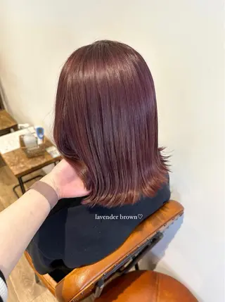 ロング カラー パーマ ヘアアレンジ キッズ ネイル マツエク・マツパ アイブロウ Himawari♡ 柔らかいカラーのヘアスタイル