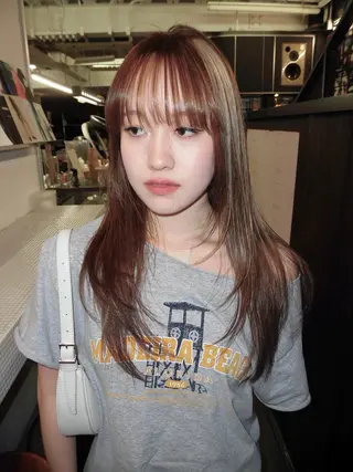 ロング 工藤 姫和のヘアスタイル