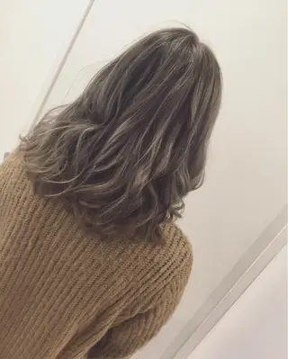 ショート ミディアム セミロング カラー パーマ ハイトーン×髪質改善 KENTAのヘアスタイル