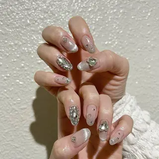 ネイル パラあり！フィルイン 美フォルムのネイルデザイン