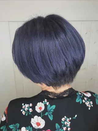 ショート カラー 縮毛矯正×髪質改善 店長　DAITOのヘアスタイル
