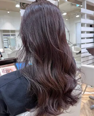 ロング カラー 大西 美羽のヘアスタイル