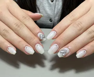 ネイル By moonネイル 🌷ワンホン/韓国風のネイルデザイン