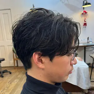 パーマ メンズ 🐋湊 ゆうき 🫧のヘアスタイル