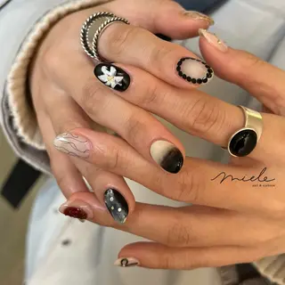 ネイル miele【ミエレ】 海外シンプルデザインのネイルデザイン