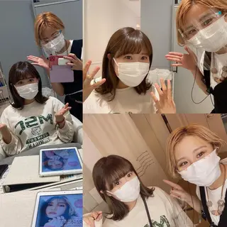 ショート カラー メンズ キッズ ✂︎ショート、ボブ、 レイヤー🩵YUMIのヘアスタイル