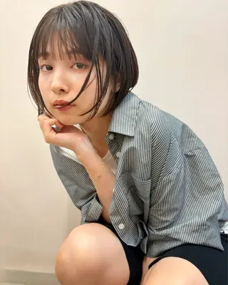 ショート 大山 茶子のヘアスタイル