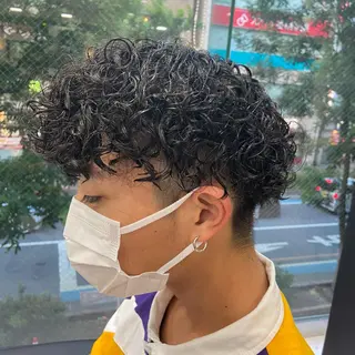 パーマ メンズ Luce 杉本のヘアスタイル