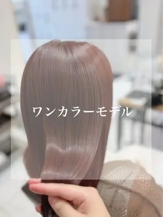 カラー 八木菜美 似合わせ/ニュアンスのヘアスタイル