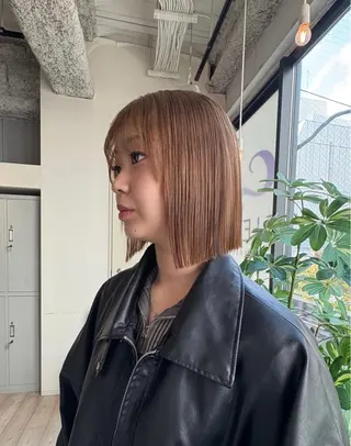 ミディアム カラー ひなの/透明感 カラー/レイヤーのヘアスタイル