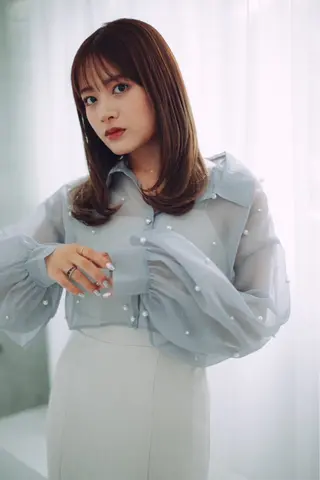 セミロング 🌙Ash中目黒 RENAのヘアスタイル