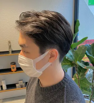 ショート メンズ Chlan岡本 坂本のヘアスタイル