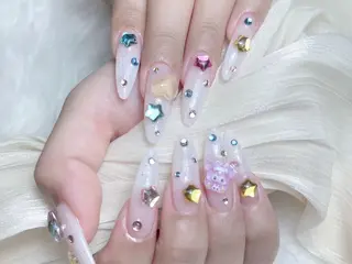 ネイル M🌷nail 長さだし専門店のネイルデザイン