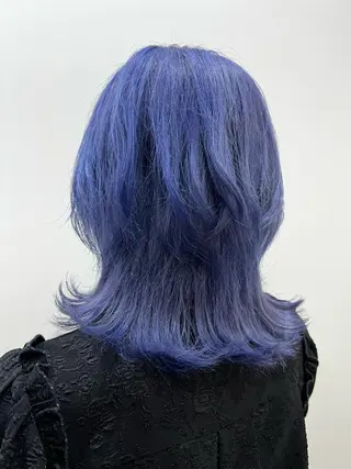 ミディアム カラー ✂︎HITOMI✂︎ 副店長のヘアスタイル