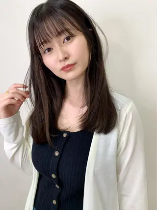 セミロング カラー ☀️朝５分で決まる ショート/廣瀬隆志のヘアスタイル