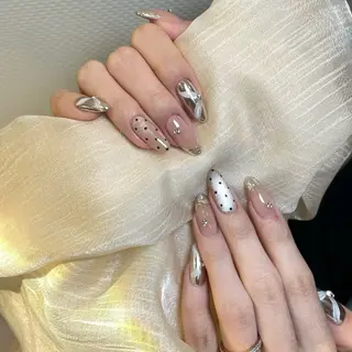 ネイル By moonネイル 🌷ワンホン/韓国風のネイルデザイン