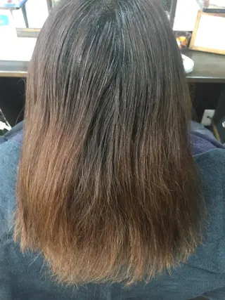 カラー 中山 ルミ子のヘアスタイル