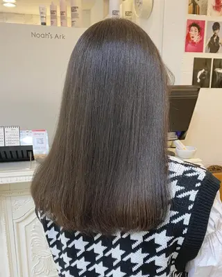 セミロング カラー ヘアアレンジ マツエク・マツパ アイブロウ 透明感カラー🫧ヘア セット🫧松本菜月の眉毛・アイブロウイメージ