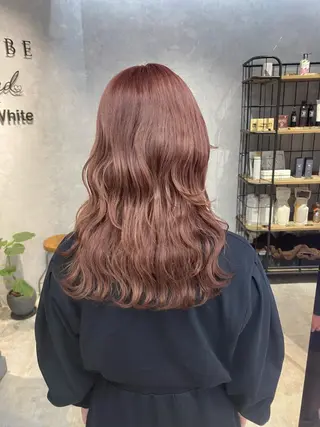 セミロング Cielro/ダブル カラー/西田咲希のヘアスタイル