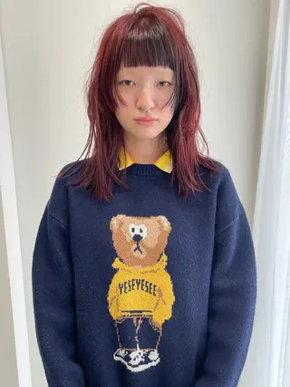 セミロング カラー La Pensee/ カスヤリクのヘアスタイル