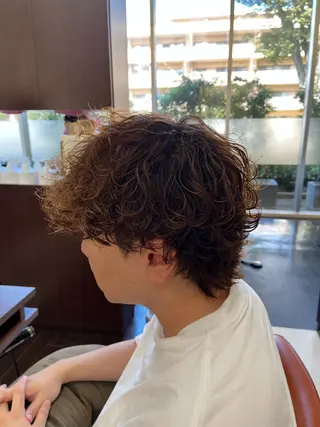 ショート パーマ メンズ 🧊メンズ特化🧊 高木航希のヘアスタイル