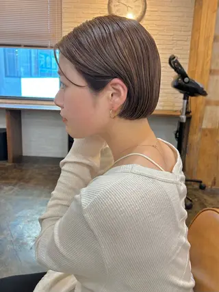 ショート カラー 西原 大智のヘアスタイル