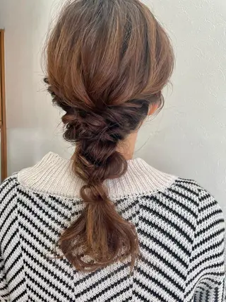 ミディアム Freez オオヤブ カホのヘアスタイル