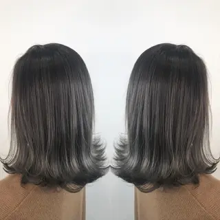 ミディアム カラー 大橋 輝久のヘアスタイル