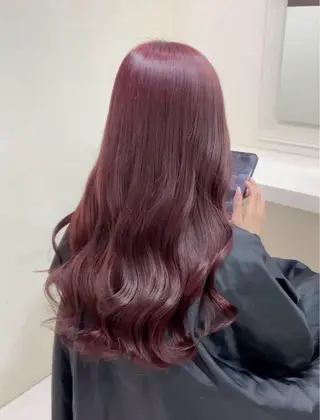 ロング カラー みなみ/レイヤー/ 透明感カラー/顔周りのヘアスタイル