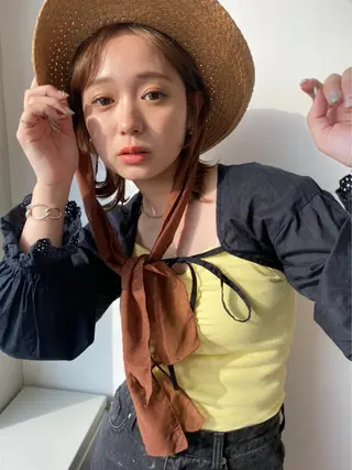 カラー カラーモデル募集/ あやね☁໒꒱·ﾟのヘアスタイル